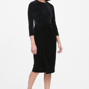 Banana Republic velvet style dress